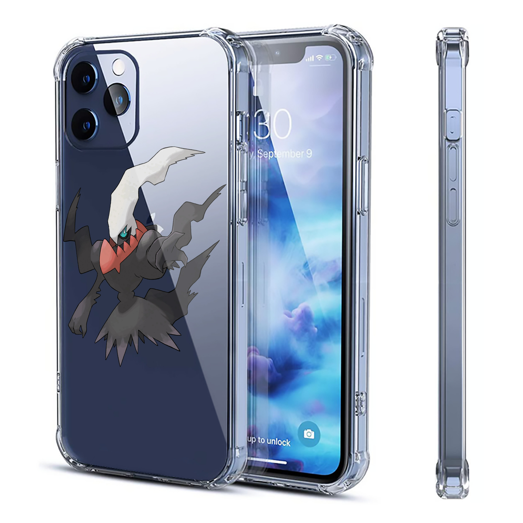 （画像用） ポケットモンスター Pokémon 【iPhone 12シリーズ対応】透明スマホケース（クリアソフトケース）